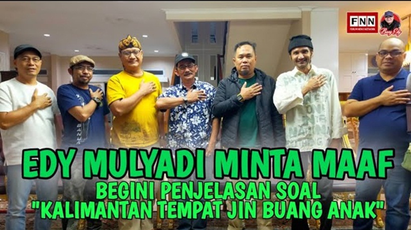 Edy Mulyadi Minta Maaf ke Warga Kalimantan, Kapan ke Prabowo?